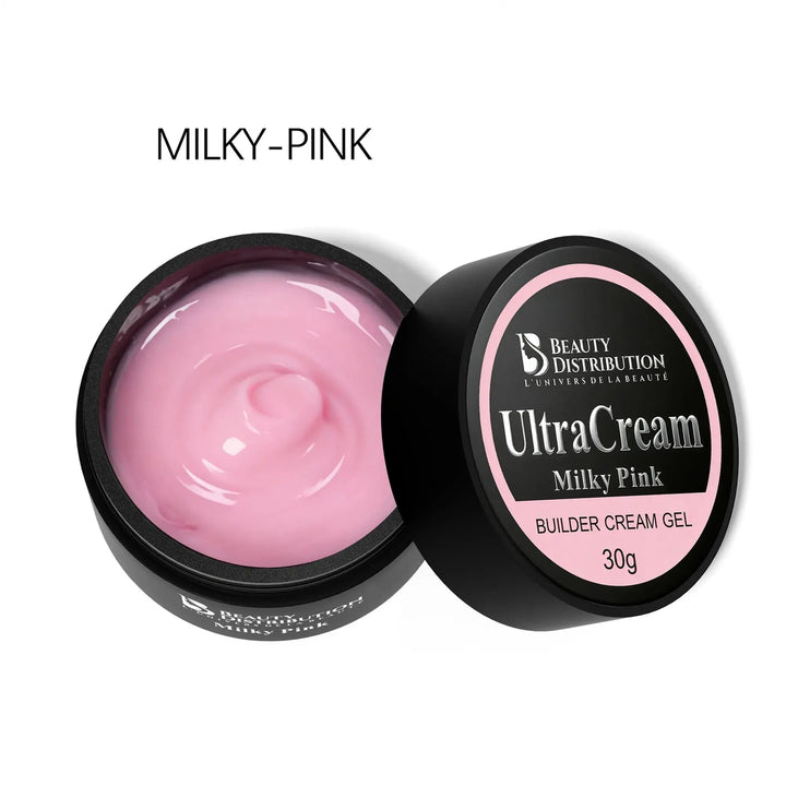 Ultra Cream Milky Pink  Gel de Construction Monophase "Sans Limage" (30g) Beauty Distribution