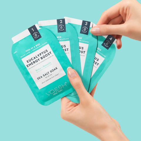 Pedi in a box Voesh - Delux 4 step Eucalyptus Energy Boost - Beauty Distribution