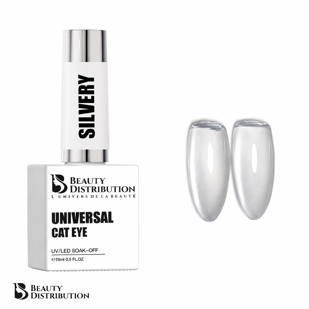 Gel Polish Cat Eye Silvery  15 ml