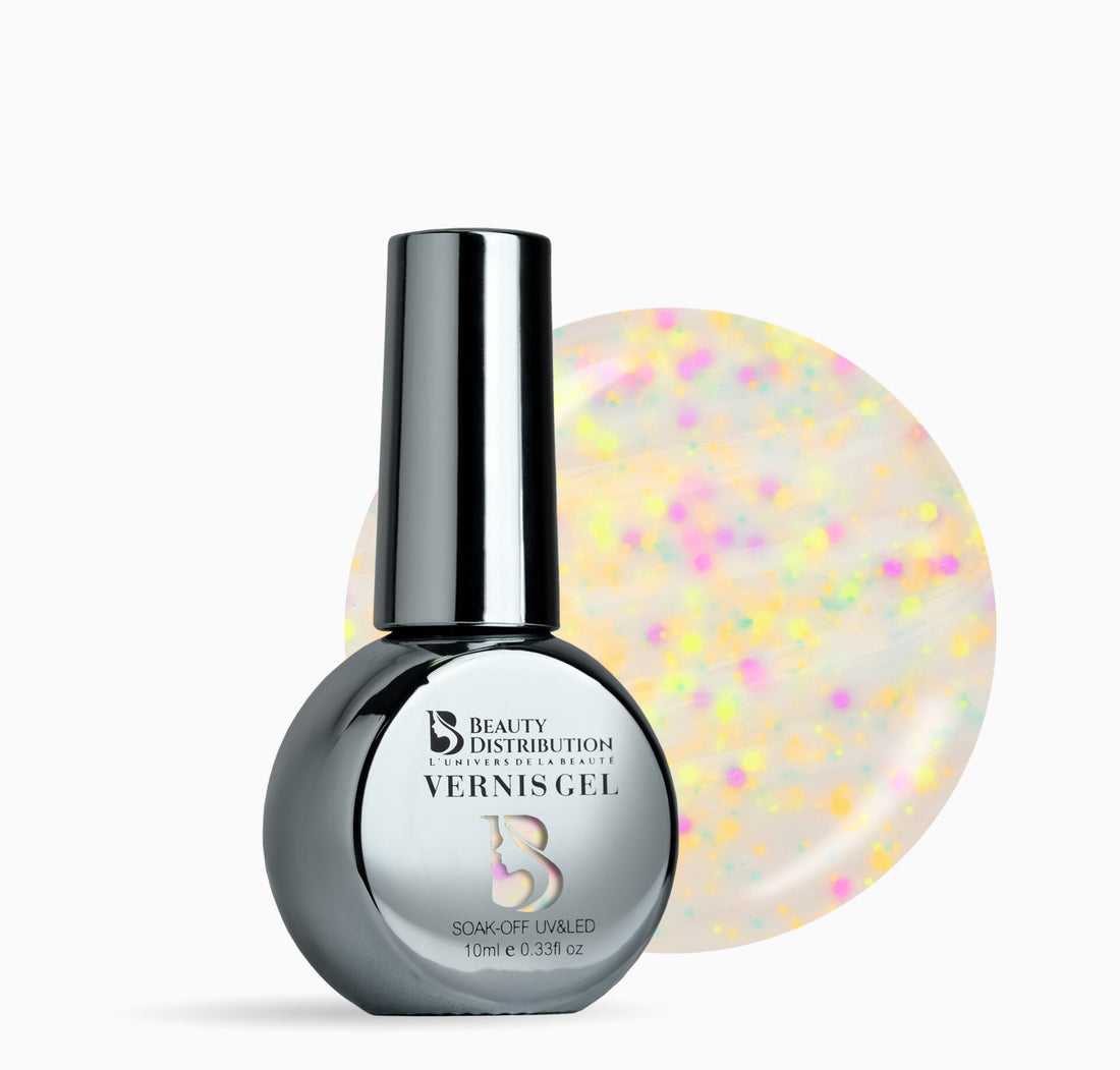 Gel Polish Confetti Cream F170