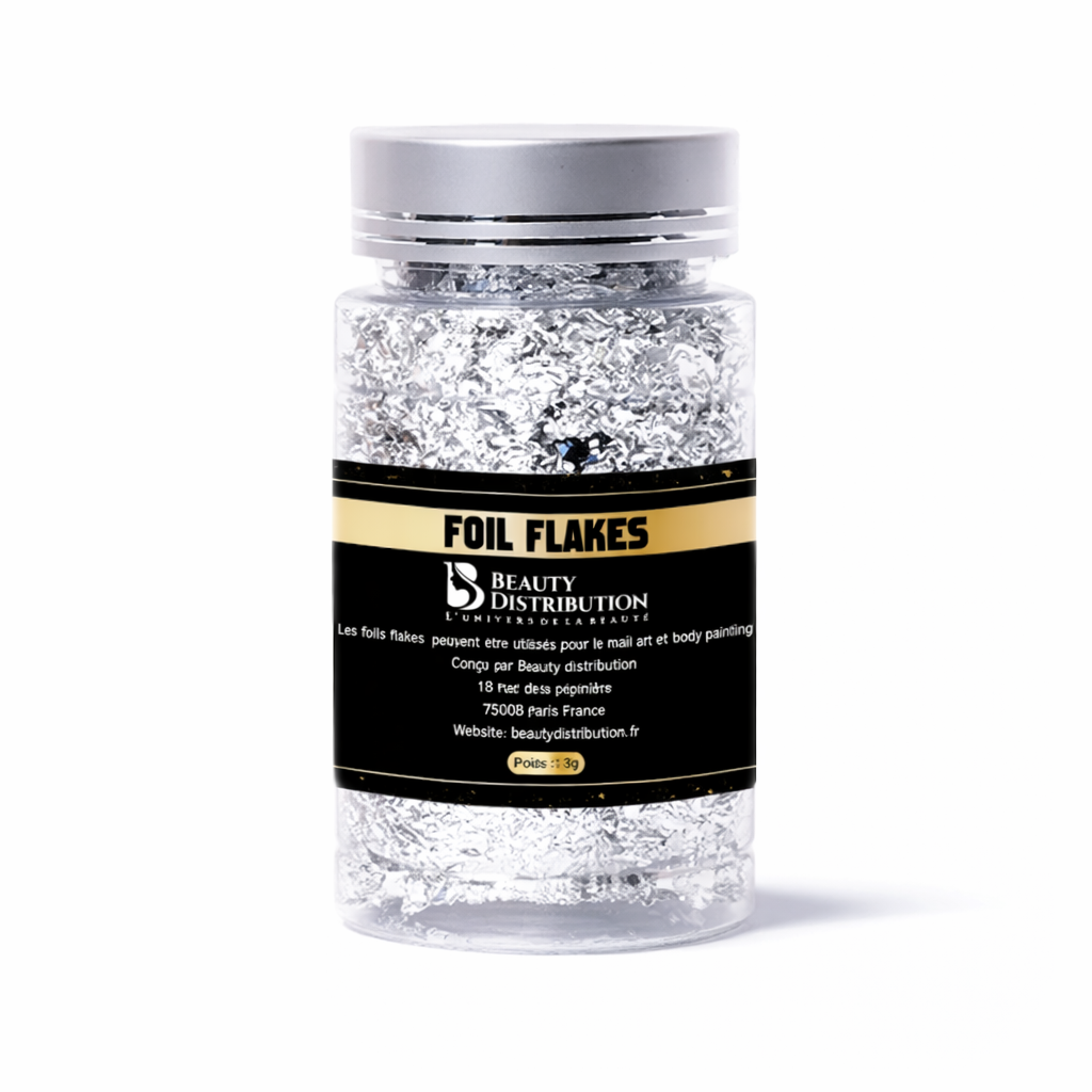 Foil Flakes Silver 3,5g  Beauty Distribution  