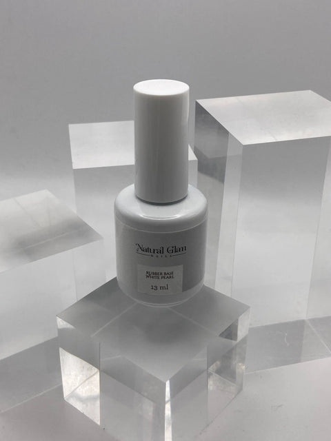 Rubber Base White Pearl 13ml – L’Élégance Nacrée pour un Gainage Haute Coutur Beauty Distribution