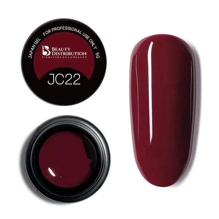 Gel Paint JC22  Burgundy Profond (Japan Gel) Beauty Distribution