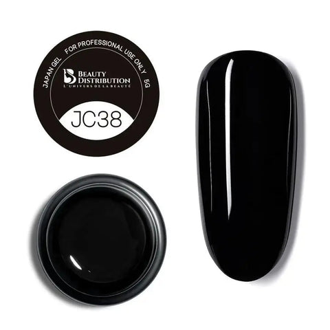 Gel Paint JC38 – Noir Absolu & Haute Pigmentation (5g) Beauty Distribution