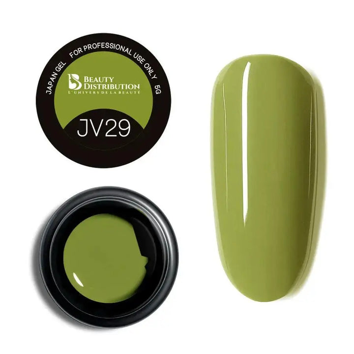 Gel Paint JV29  L'Excellence du Vert Olive Beauty Distribution