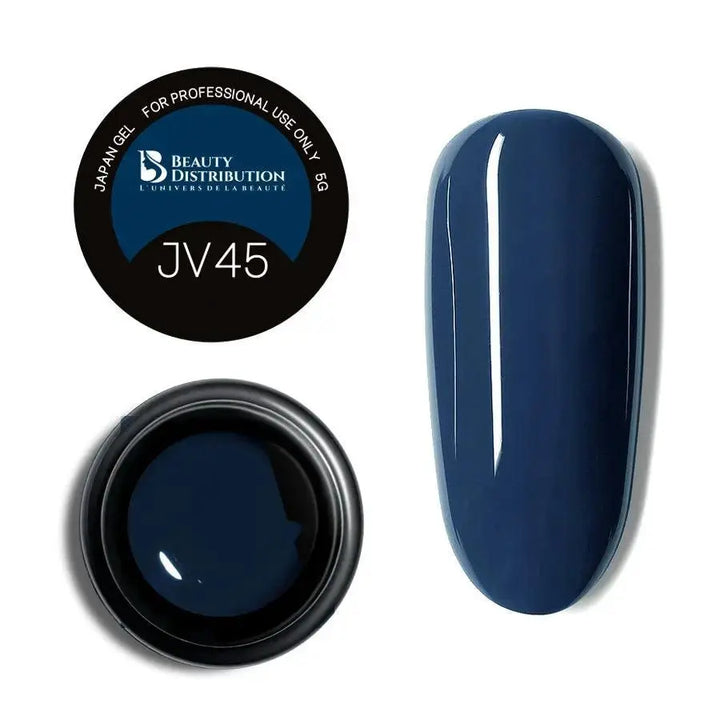 Gel Paint JV45 – Japan Gel : L'Intensité d'un Bleu Nuit Royal Beauty Distribution