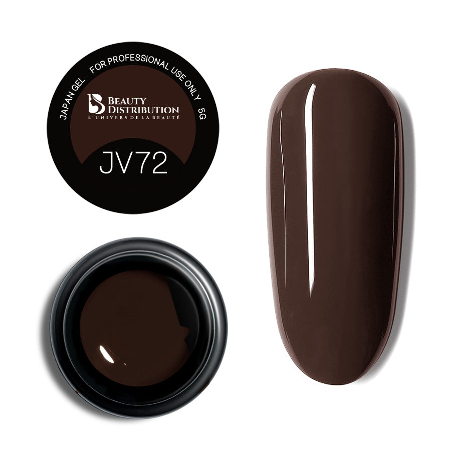 JAPAN GEL Brun Chocolat Foncé JV72- 5ml