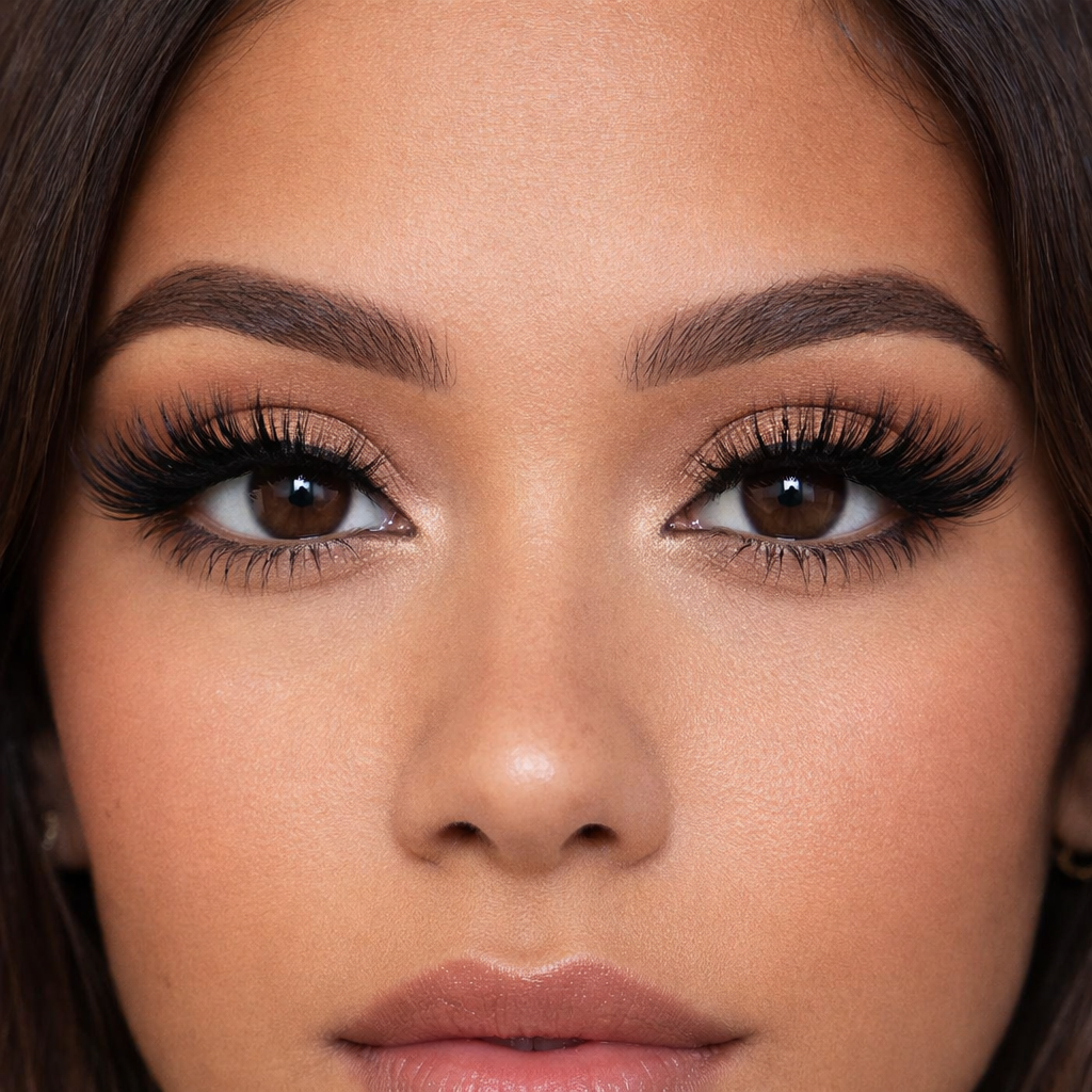 Kit Faux-Cils Aimantés X102 Effet Naturel &amp; Volume Qualité Mink