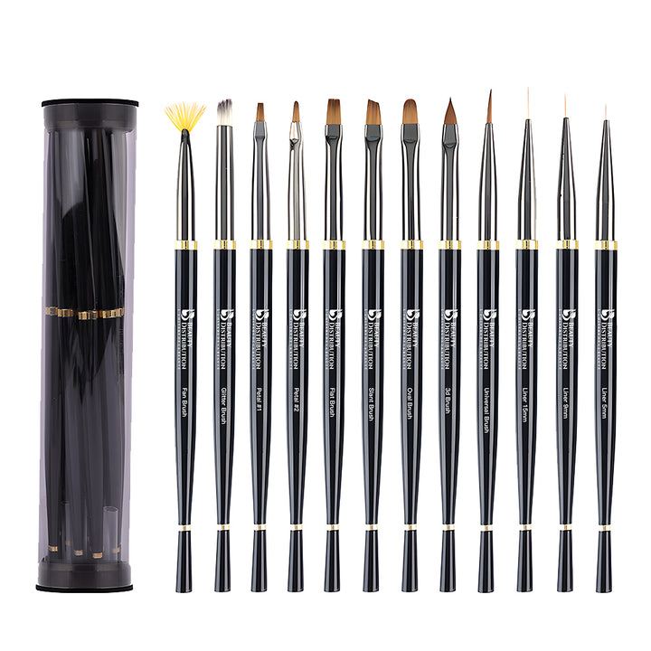 Kit de Pinceaux Nail Art  12 pièces