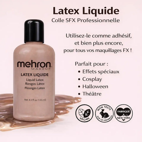 Latex Liquide Mehron Dark flesh 133ml