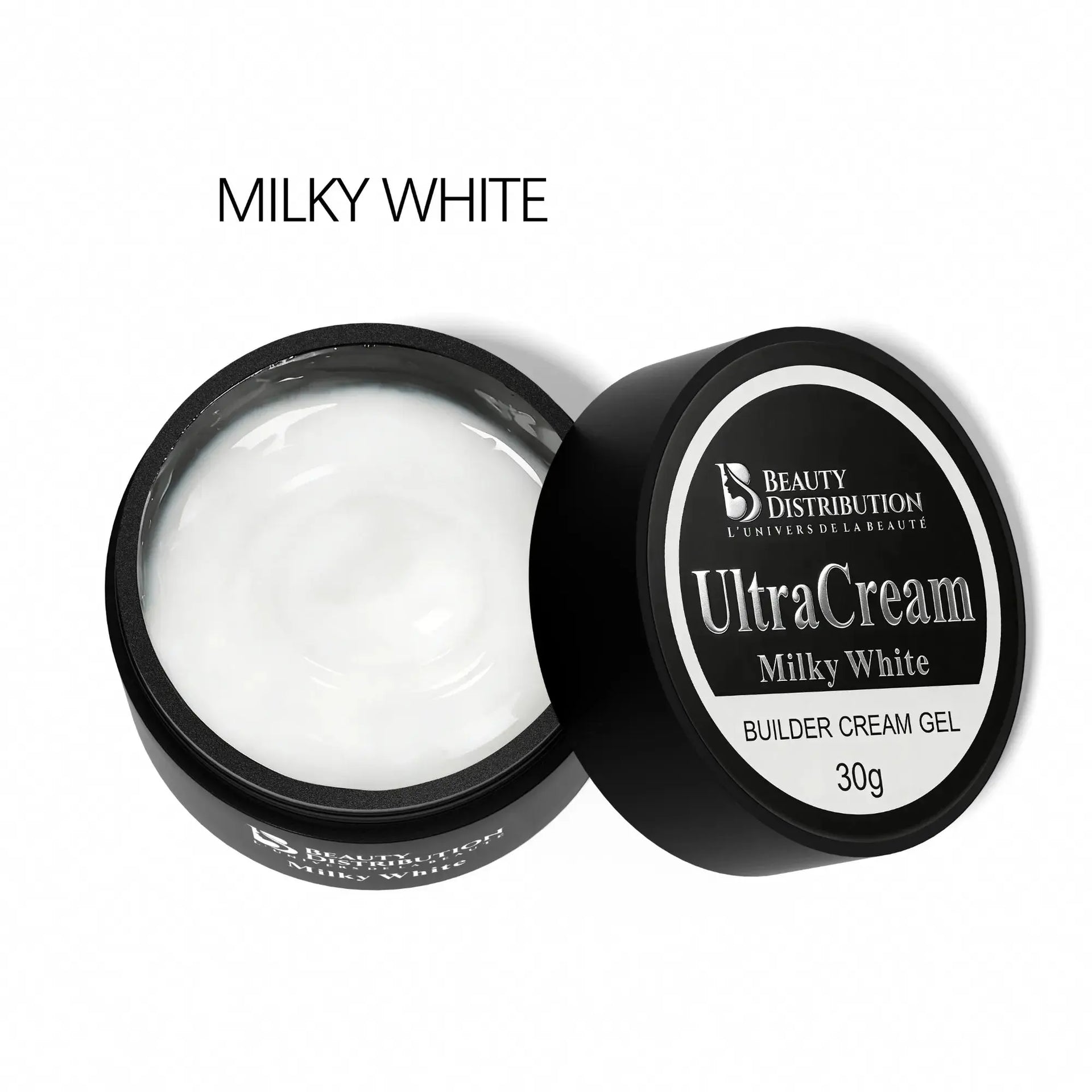 Ultra Cream Gel de Construction Monophase Milky-White "Sans Limage" (30g) Beauty Distribution