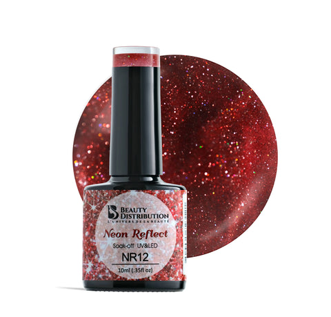 Vernis Semi-Permanent NR12 – Neon Reflect : L'Éclat Pailleté Absolu Beauty Distribution