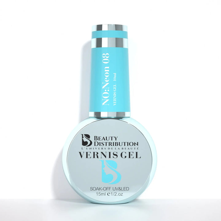 Vernis semi-permanent Néon 08 Electric Blue 10 ml Beauty Distribution