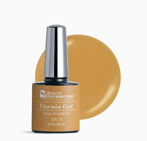 Vernis Semi-Permanent UV/LED OA16 Moutarde – Beauty Distribution Beauty Distribution