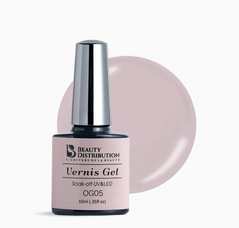 Vernis Semi-Permanent Beauty Distribution –OG05 : Vieux Rose Poudré 10ml Beauty Distribution