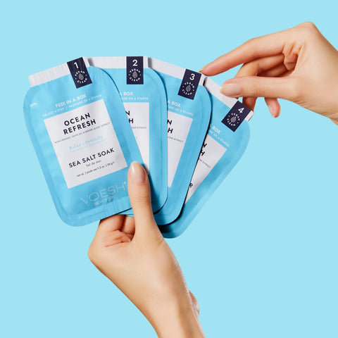 Pedi in a box Voesh - Deluxe 4 step Ocean Refresh - Beauty Distribution