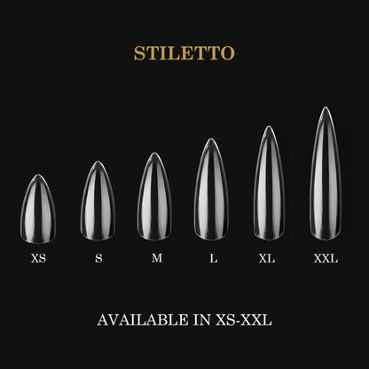 Capsules Stiletto Premium  XXL-Pro (600 unités) Gel X