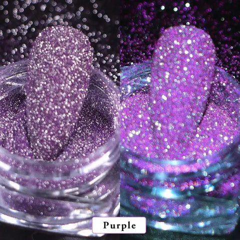 Paillettes Reflective Purple 5g Effet Flash Ongles Beauty Distribution