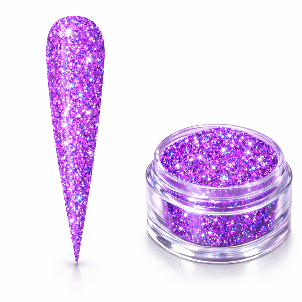 Paillettes Reflective Purple 5g - Effet Flash Ongles
