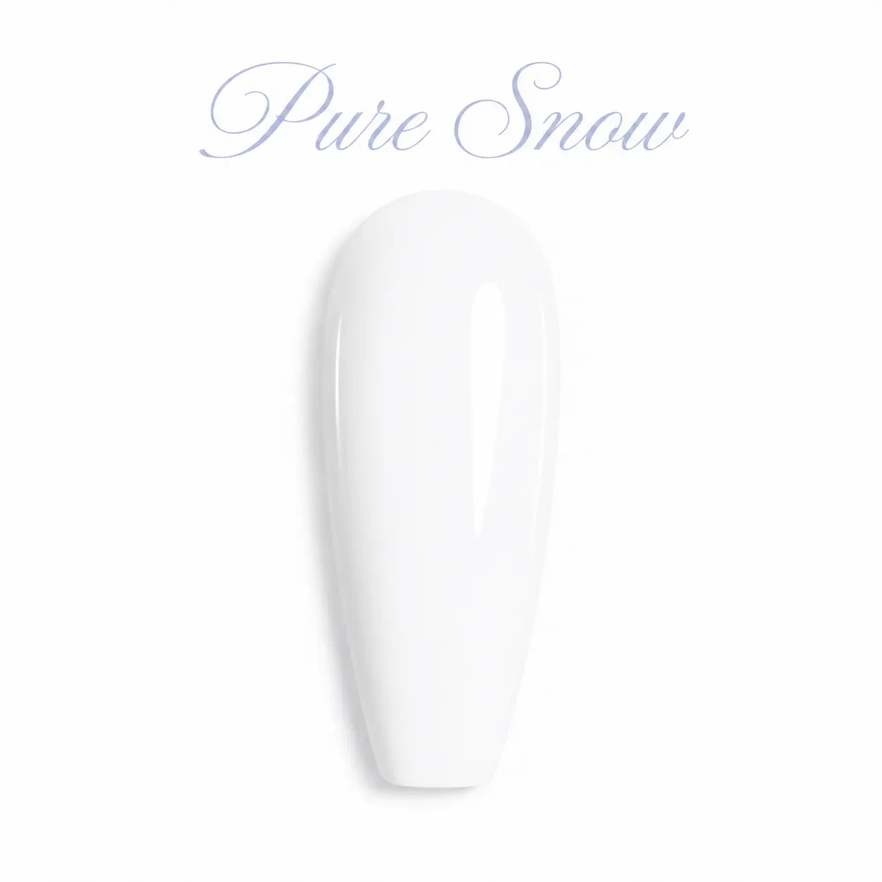  Pure Snow blanc laiteux Beauty Distribution, rendu glossy effet gel UV/LED