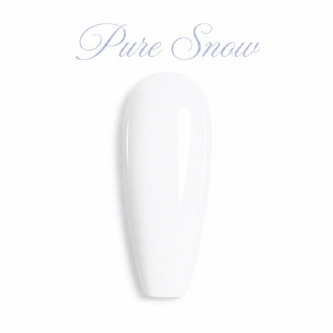  Pure Snow blanc laiteux Beauty Distribution, rendu glossy effet gel UV/LED