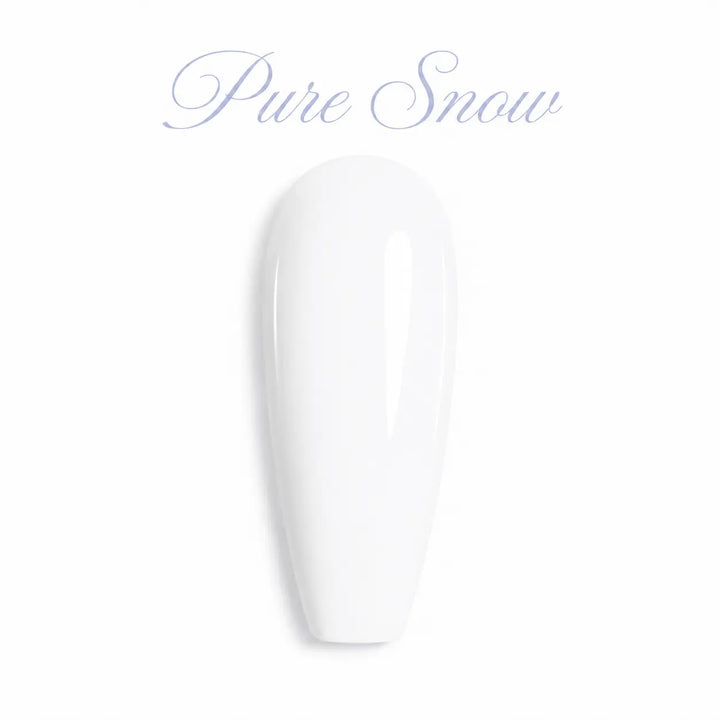  Pure Snow blanc laiteux Beauty Distribution, rendu glossy effet gel UV/LED