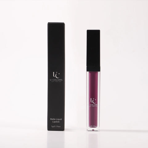 Rouge à Lèvres Liquide Mat – Purple Chic Beauty Distribution