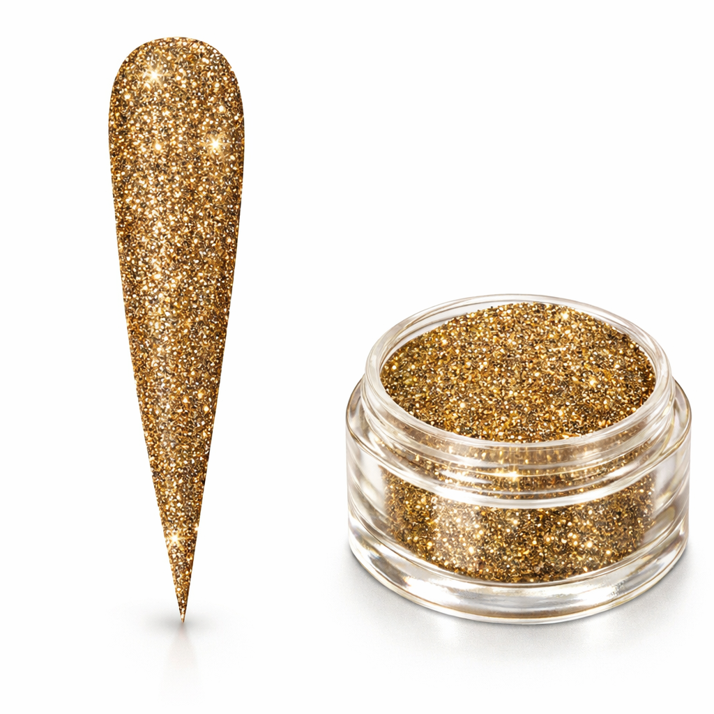 Reflective Glitter Gold 5g  Paillettes Flash Nail Art