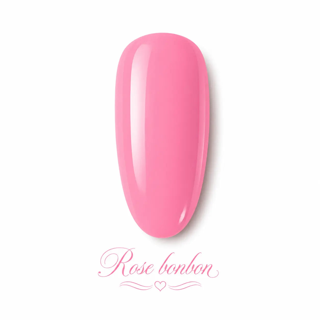 Vernis gel Rose Bonbon Beauty Distribution sur capsule, teinte rose candy lumineuse avec effet gel ultra brillant, parfait pour des ongles girly, élégants et une manucure professionnelle tendance.