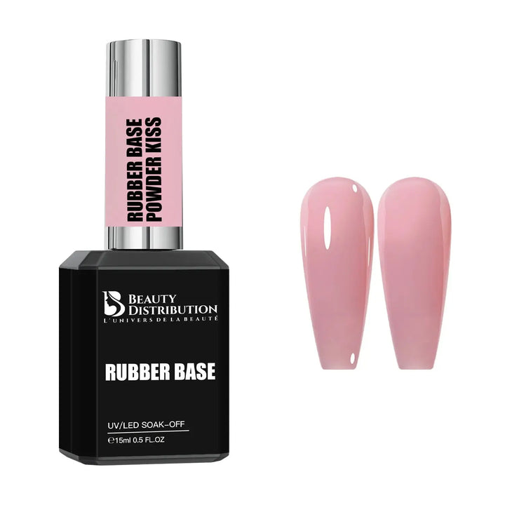 Rubber Base Powder Kiss - 15ml  Gainage & Renfort Haute Performance Beauty Distribution