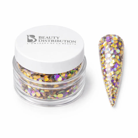 Sequins SW004 – Mix Multicolore & Holographique  Beauty Distribution