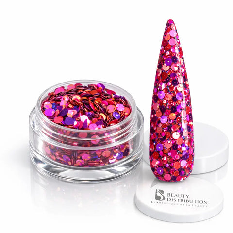 Sequins SW008 - Mix Holo-Chrome Pink & Sunset  Beauty Distribution