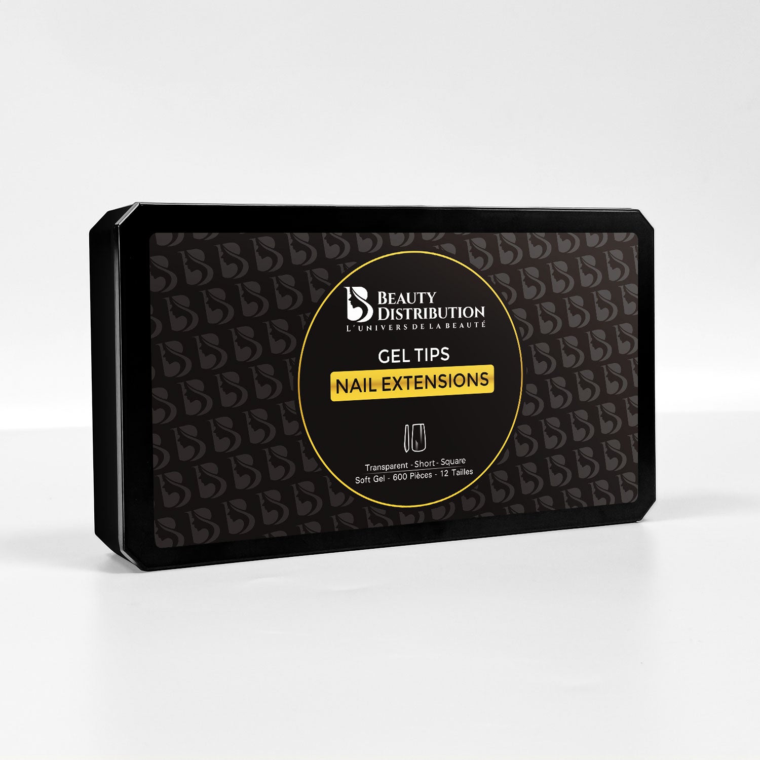 CAPSULES GEL-X Clear  CARRE COURT  12 TAILLES 600 pcs