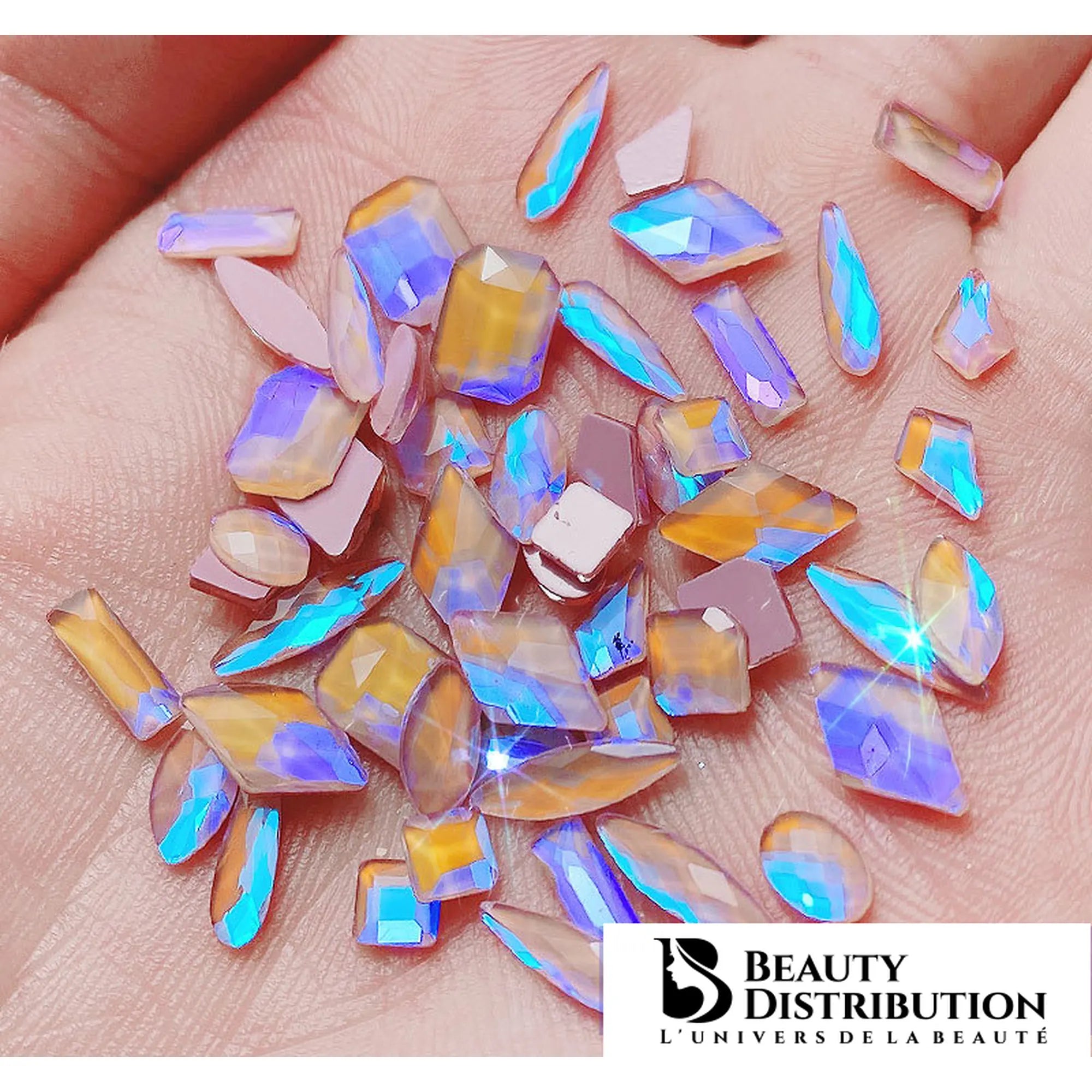 Strass Holographiques Nail Art (50 pcs) 