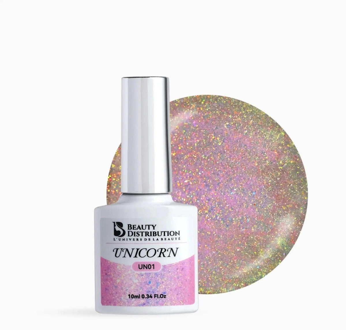 Kit Unicorn Mermaid Beauty Distribution Vernis Semi-Permanent Holographique Pro Beauty Distribution