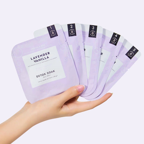 Pedi in a box Voesh - O2 Fizz 5 step Lavender Vanilla - Beauty Distribution