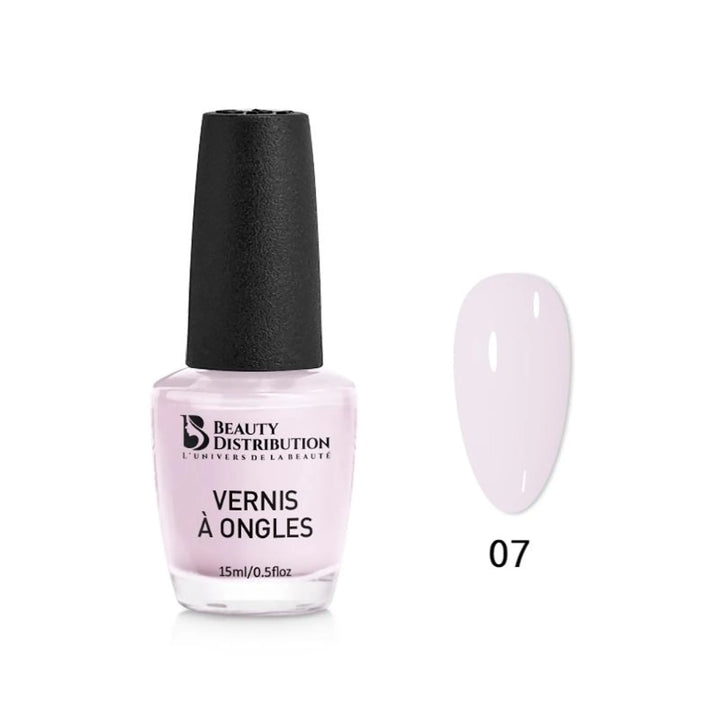 Vernis à Ongles Beauty Distribution n°07  Rose Pastel Lacté (15ml)