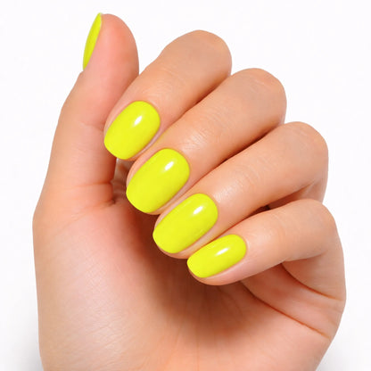 Vernis à Ongles  Jaune Lime Électrique  15ml