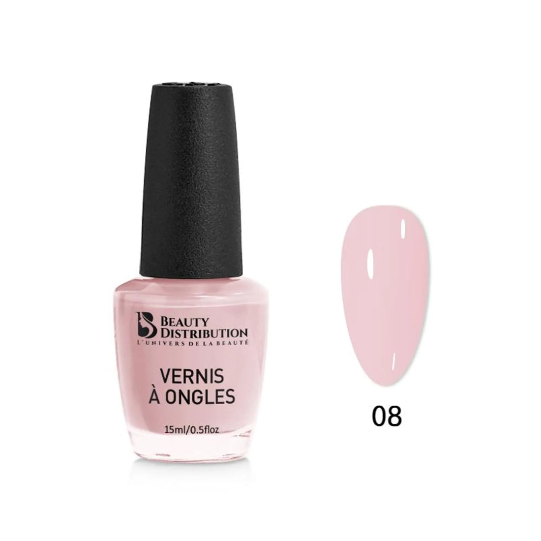 Vernis à Ongles Rose Pastel 08  