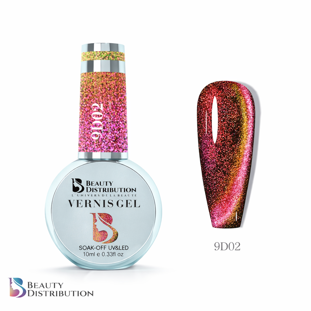 Vernis Semi-Permanent 9D02 Sunset Magnétique