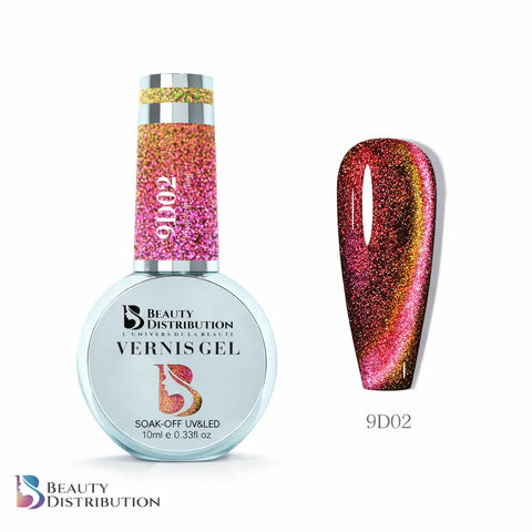 Vernis Semi-Permanent 9D02 Sunset Magnétique