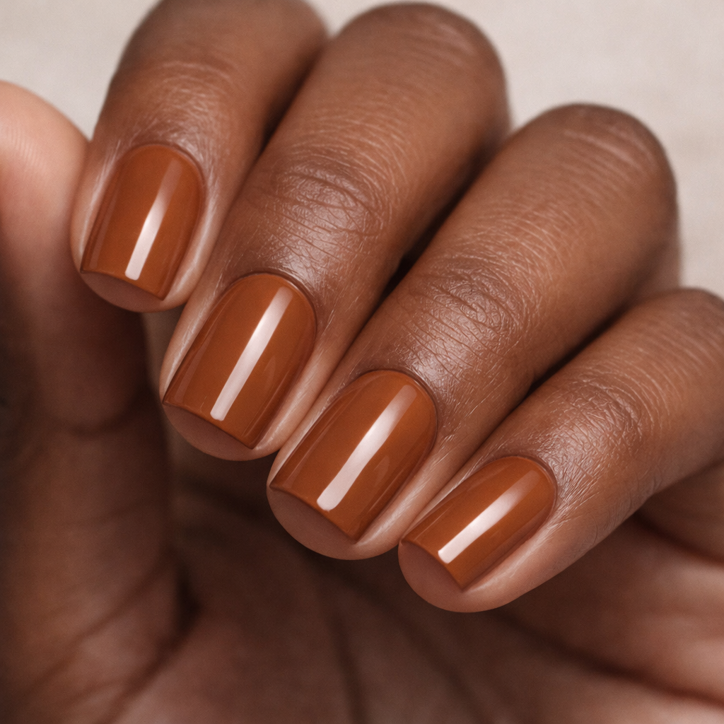 Vernis Semi-Permanent A095 Terracotta Chaud / Cannelle (10ml) – UV/LED