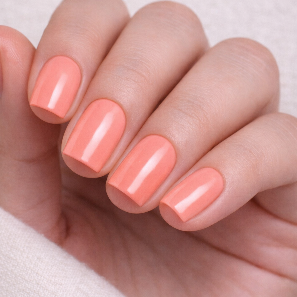 Vernis Semi-Permanent Gel UV LED 10ml Teinte 22-21 Pêche Corail Pastel