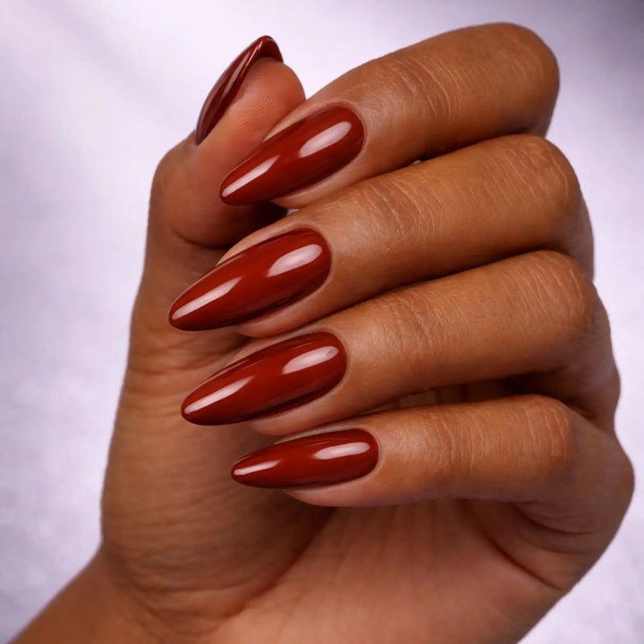 Vernis Semi-Permanent Gel UV LED 10ml – Teinte A154 Terracotta 