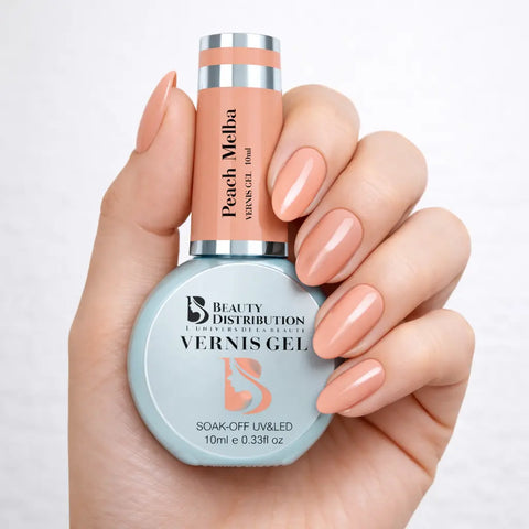 Vernis Semi-Permanent Peach Melba – L'Éclat Sophistiqué par Beauty Distribution - Beauty Distribution