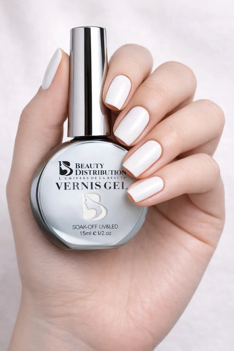 Vernis Semi-Permanent Pure Snow  Blanc Opaque Intense  