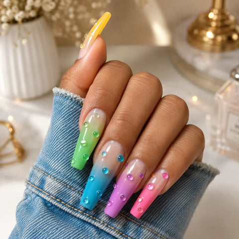 Kit Water Drop Beauty Distribution comprenant le Step 1 et le Step 2 en flacons de 15 ml pour gel nail art effet gouttes d'eau 3D professionnel.