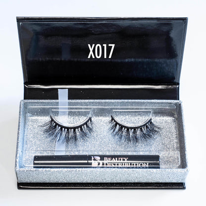  Faux-Cils Aimantés X017 &amp; Eye-Liner Magnétique  Qualité Mink