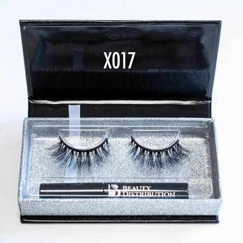  Faux-Cils Aimantés X017 & Eye-Liner Magnétique  Qualité Mink