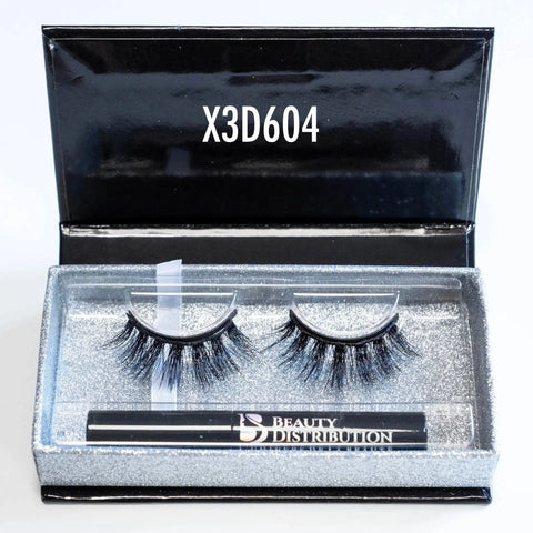 Kit Faux-Cils Aimantés X102 – Effet Naturel & Volume Qualité Mink Beauty Distribution